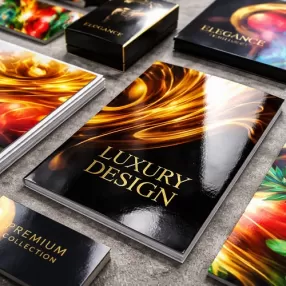 Du brillant au glamour : explorer le papier enduit en fonte dans l’imprimé